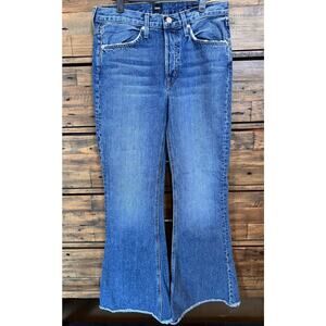 FREE PEOPLE X EDWIN Women's Denim Jeans Chrissy Wide Flare Sz 29 NWT $228